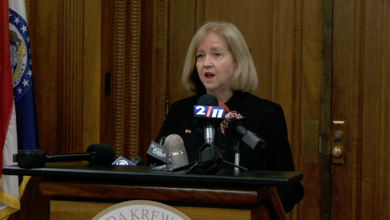 Alcaldesa Krewson informa del traslado de 1000 empleos federales del norte de St.Louis al Downtown - Foto: DDN/J.KLEIN © 2020