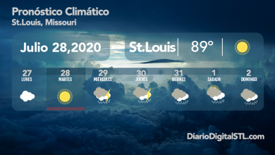 Pronóstico Climático de Diario Digital STL • 28 de Julio, 2020