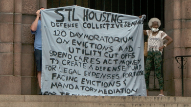 Manifestación en St.Louis contra los Desalojos - Foto: J.Klein