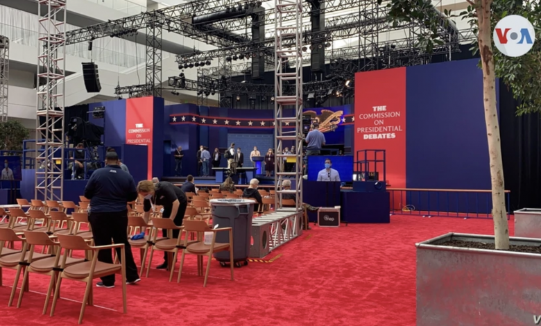 Trump y Biden se enfrentan en primer debate presidencial en Cleveland 1