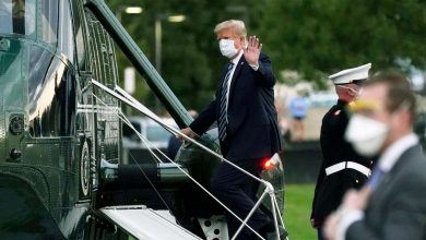 Presidente trasladado al Hospital Walter Reed por recomendación de su médico; Dió positivo al COVID-19 1