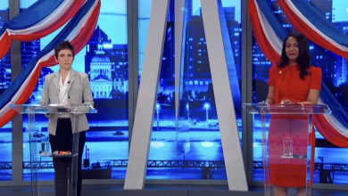 Tishaura Jones y Cara Spencer celebraron un debate antes de las elecciones para Alcalde el próximo 6 de Abril, 2021. (Fox2 Screenshot)