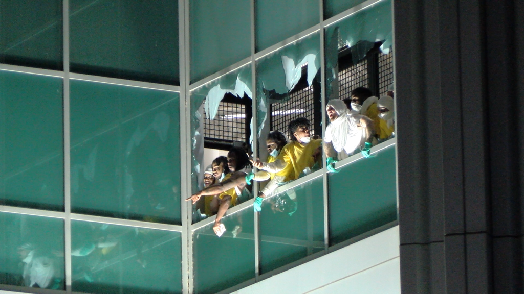 Motin en el Centro de Justicia de St. Louis