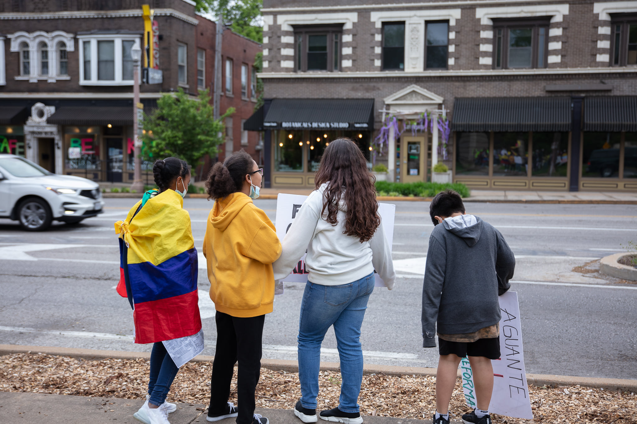 Manifestación en Solidaridad con el Pueblo Colombiano celebrado en St. Louis 3