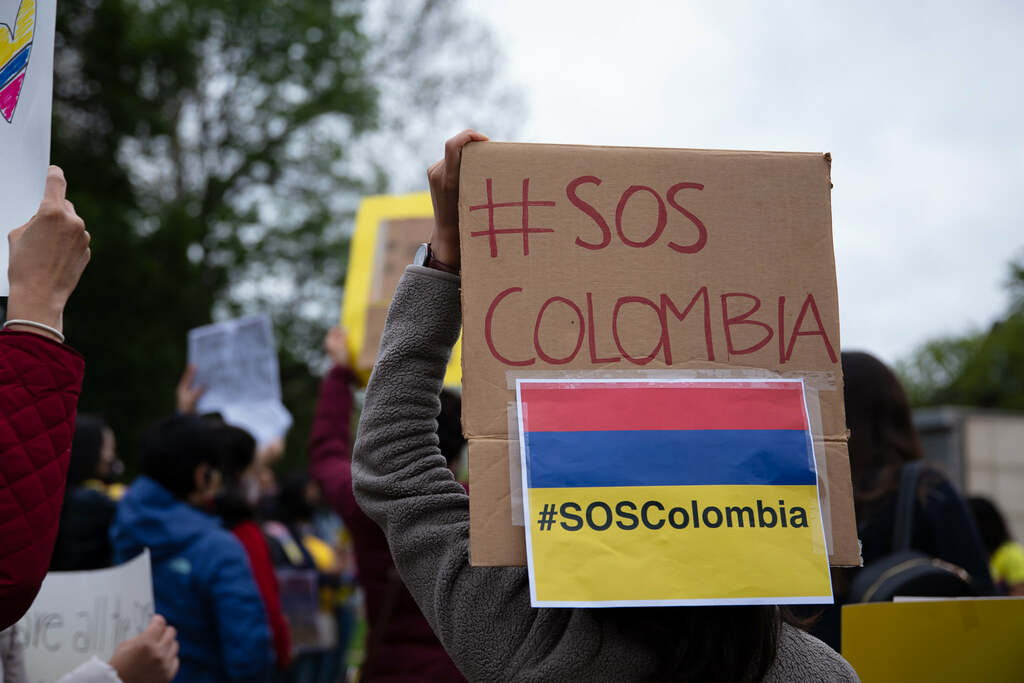 Manifestación en Solidaridad con el Pueblo Colombiano celebrado en St. Louis 11