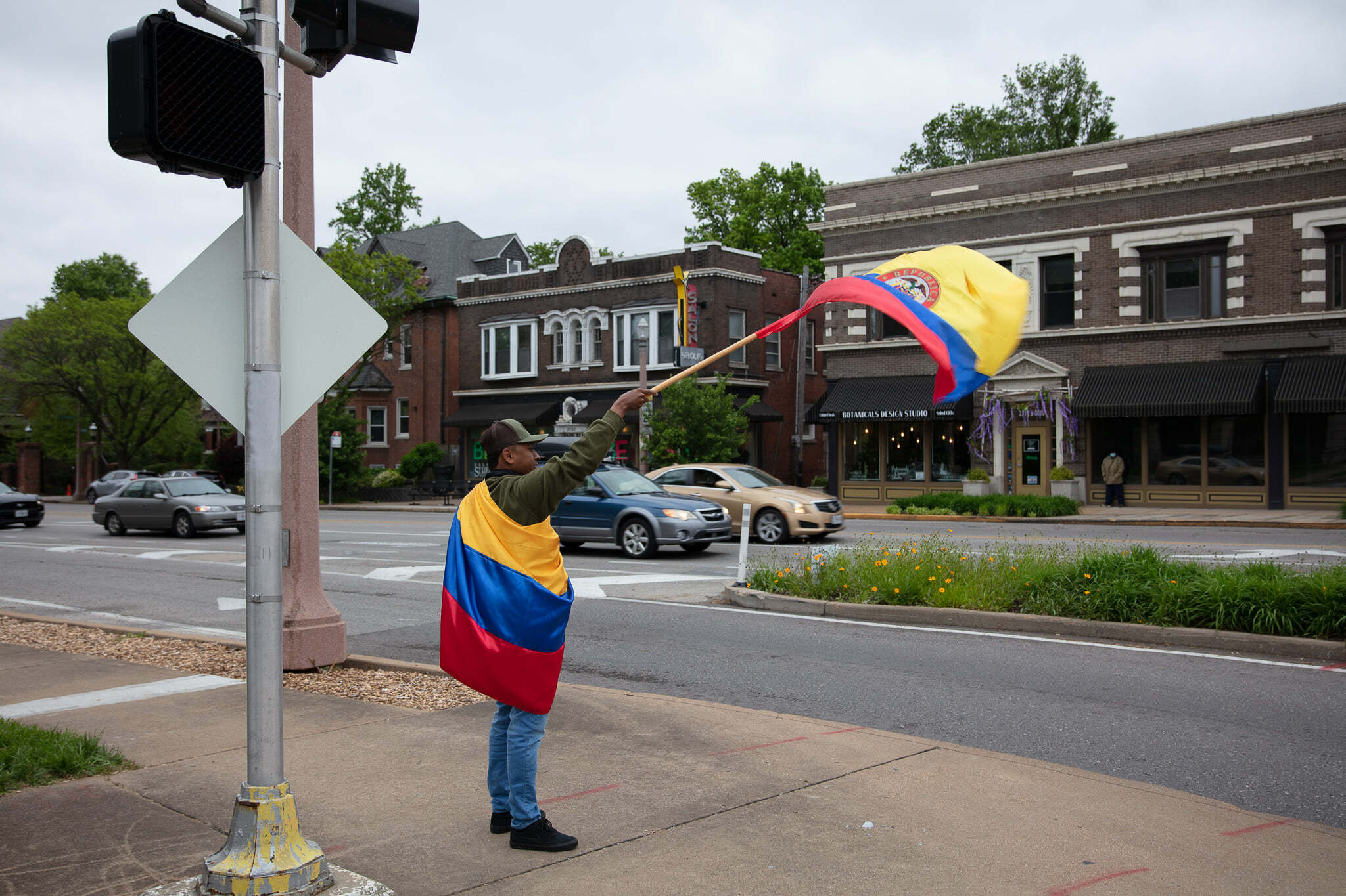 Manifestación en Solidaridad con el Pueblo Colombiano celebrado en St. Louis 14