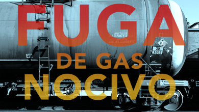 Escape de Ácido Sulfúrico de un tren de carga activa precauciones en el Metro Este 22