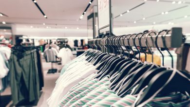 close up photo of hanged clothes