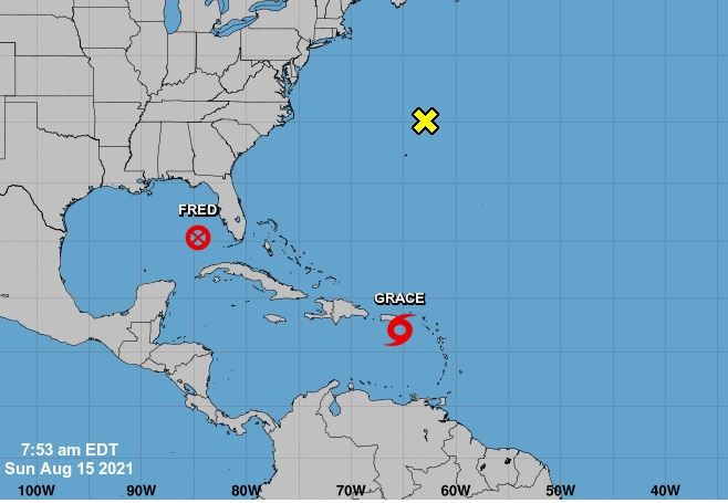 Tormenta tropical Grace cruza el mar Caribe 1