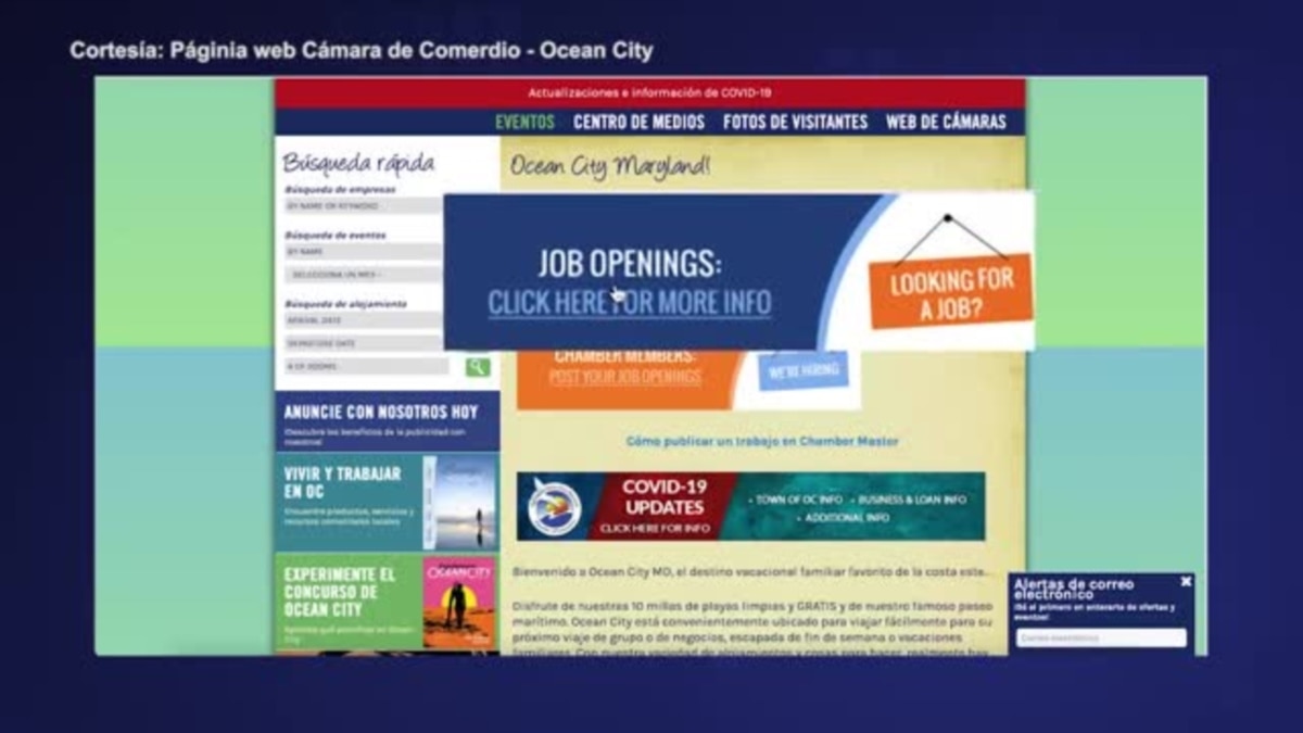 12.000 ofertas de empleos en Ocean City para comunidad con TPS 2