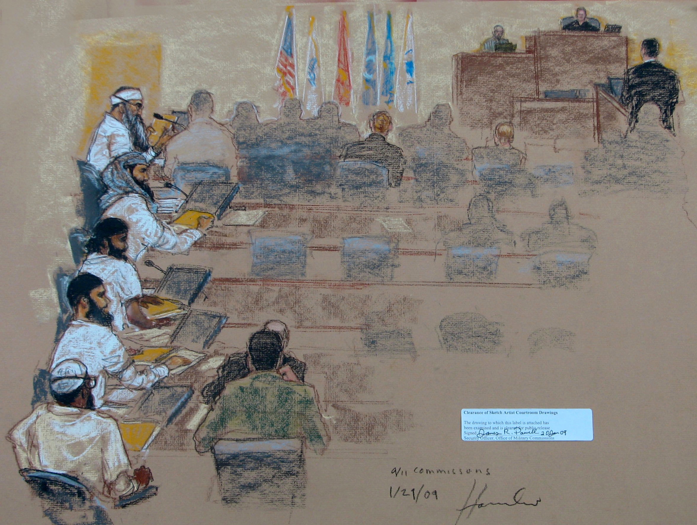 Continúa en Guantánamo el juicio a cinco de los acusados por los atentados del 11-S 2