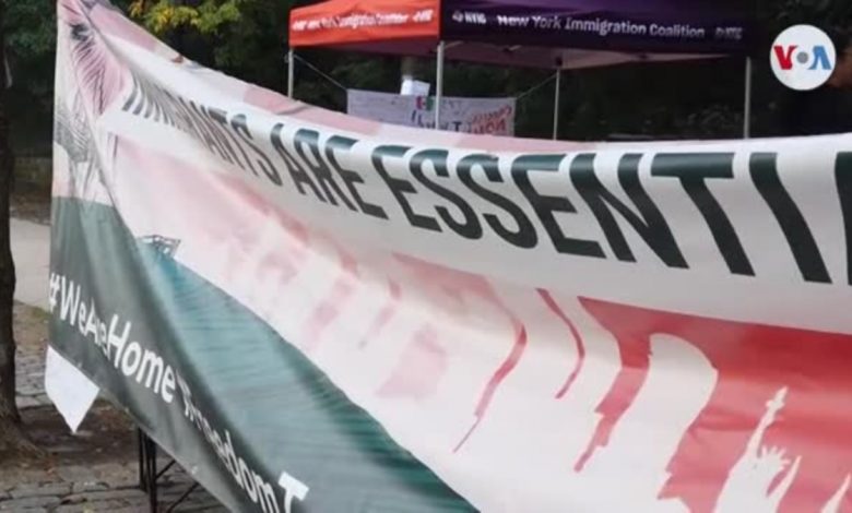 Protestan para pedir reforma migratoria 1