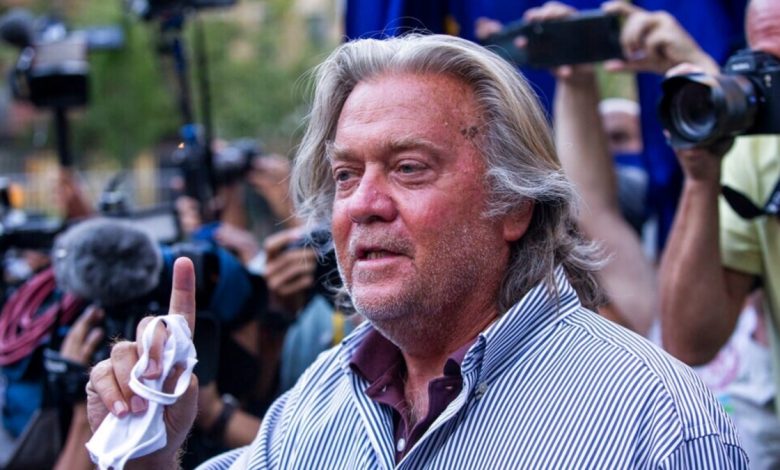 Bannon es acusado formalmente de desacato al Congreso 1