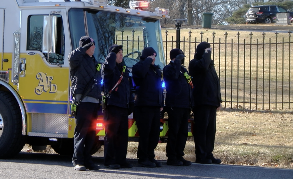 Benjamin Polson - Bombero de St. Louis es enterrado con todos los honores 2