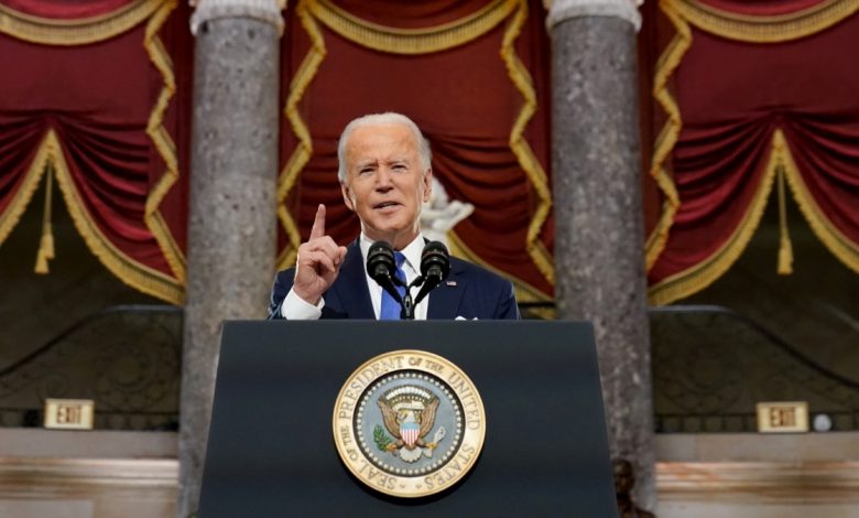 Biden afirma que Trump representa una amenaza constante para la democracia de EE. UU. 1