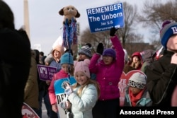 Manifestantes contra el aborto optimistas en la Marcha por la Vida en Washington 61