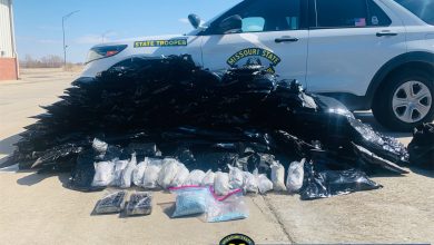200 libras de narcóticos incautados en Missouri tras parada de tráfico por la Patrulla de Carreteras 24