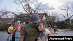 Tres estados del sur de EE. UU. advertidos de severas tormentas 1