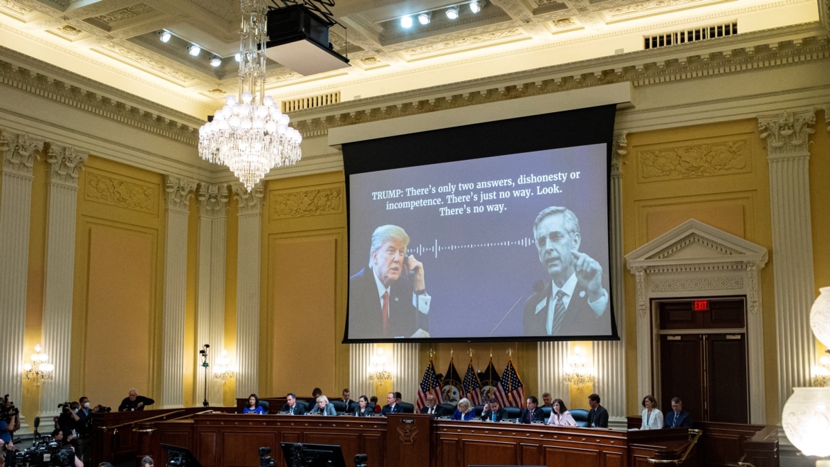 Comité 6 de enero: Trump presionó a funcionarios estatales para anular las elecciones 2