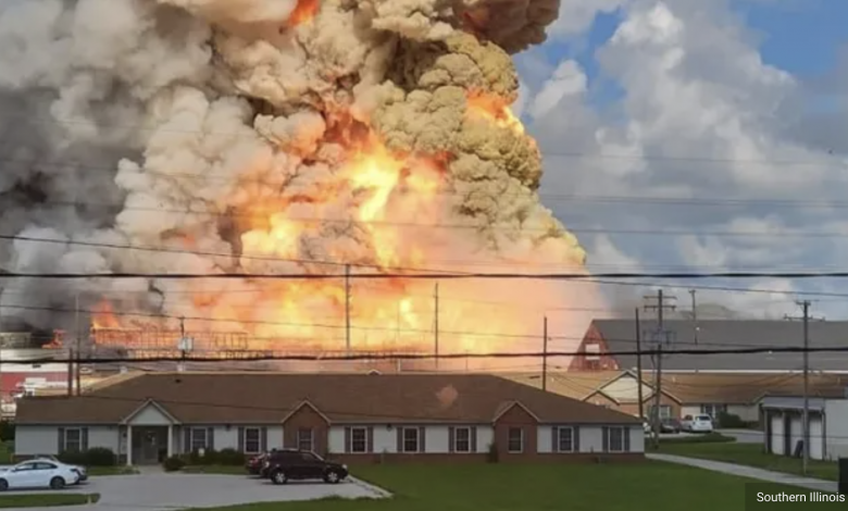 Incendio en Planta de Reciclaje de Madison, Illinois tendrá impacto inmediato en el medioambiente 1