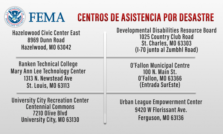 Periodo de Ayuda por Desastre de FEMA vence el 7 de Octubre 1