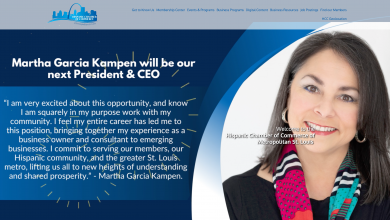 Martha García Kampen será la nueva directora de la Cámara de Comercio Hispana de St. Louis.
