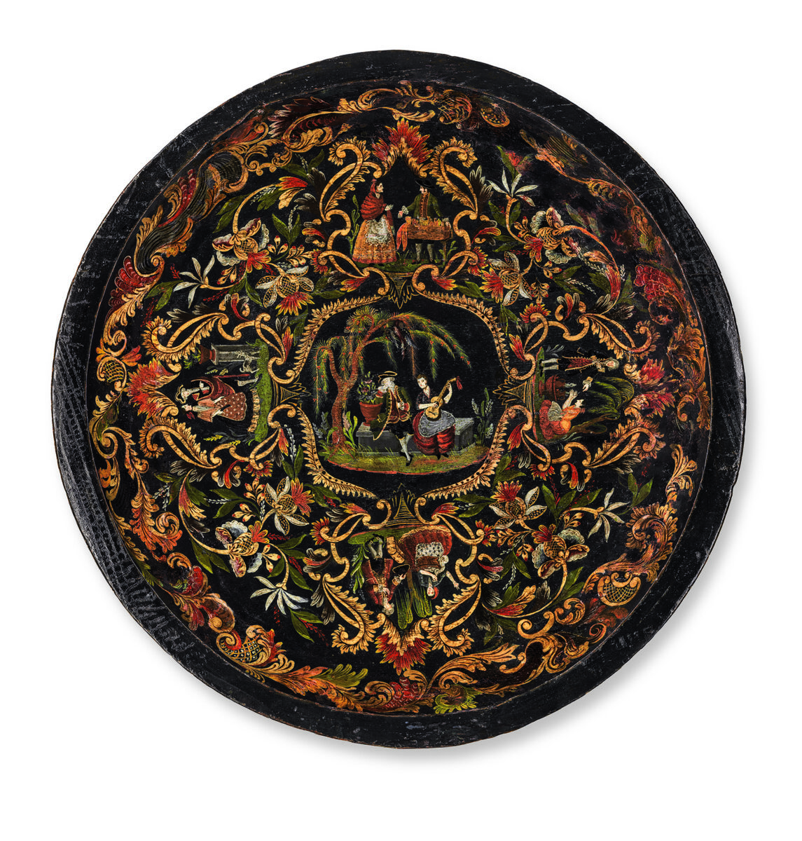 Tapizería, arte, escultura, pintura y más en la exhibición de arte español de 1500-1800 en SLAM. 