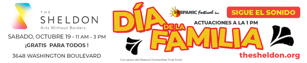 Anuncio del Día de la Familia a celebrarse en el Sheldon Hall de St. Louis el próximo 19 de Octubre