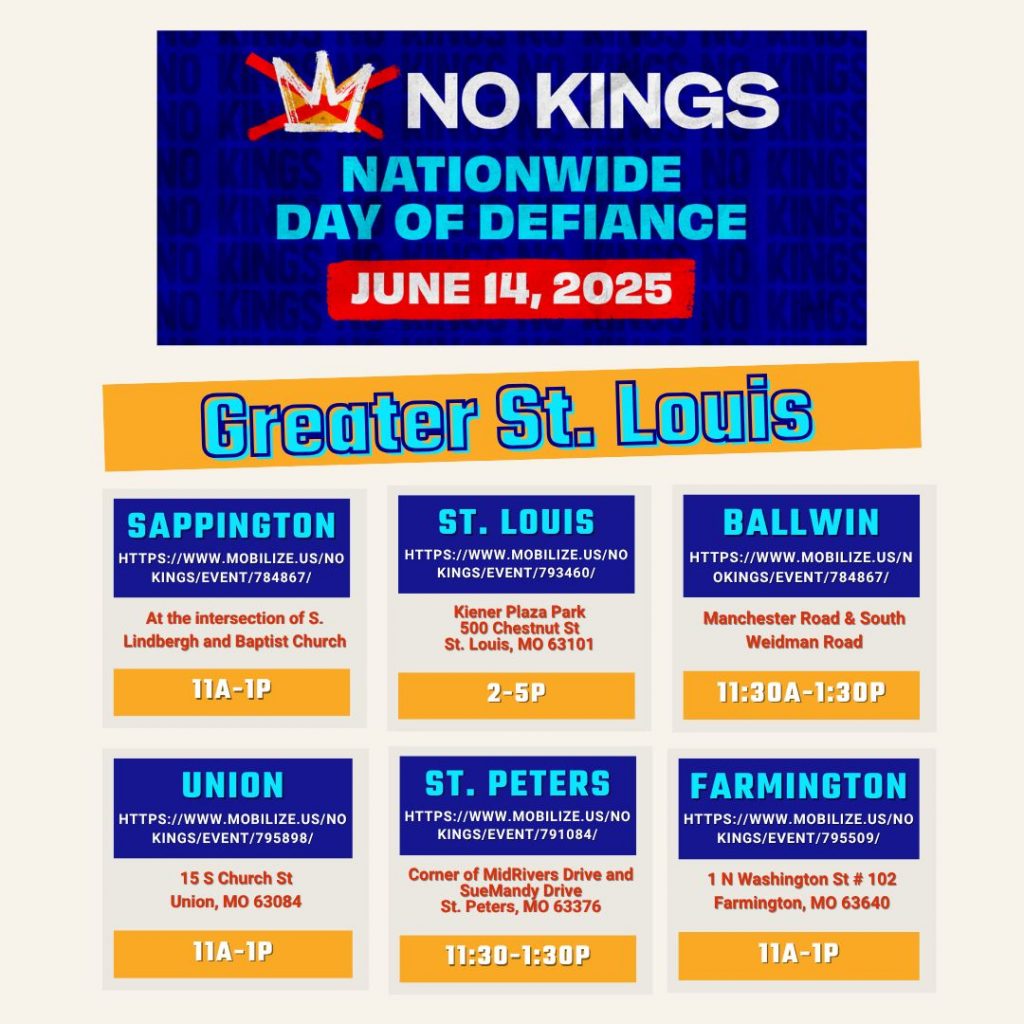 Manifestantes de St. Louis se Unen a Protestas Nacionales Contra Redadas Migratorias 2