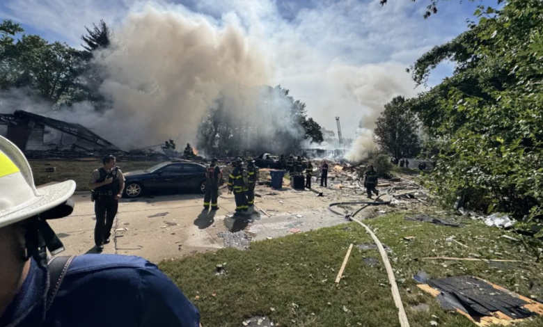 Explosión Arrasa Casa y Daña 20 Viviendas en el Norte del Condado de St. Louis 1