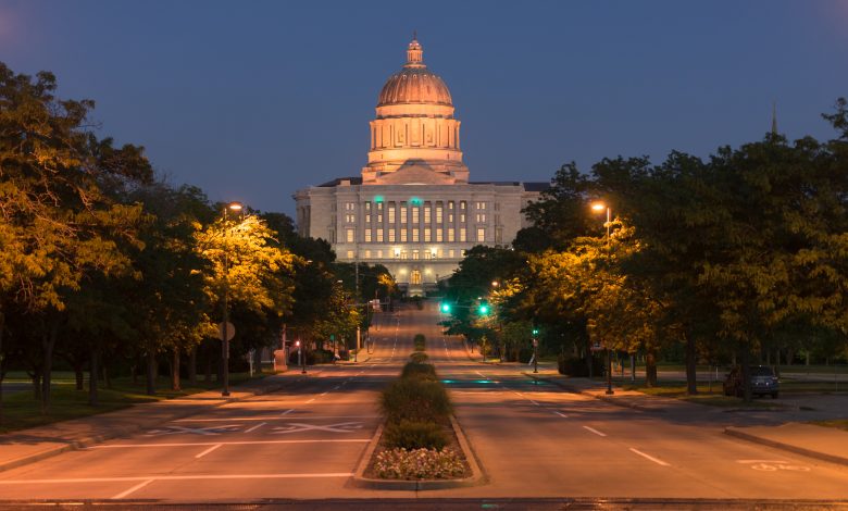 Jefferson City - Capital de Missouri y lugar donde se encuentra el gobierno de este estado