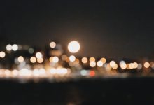 bokeh photography of city lights during night time