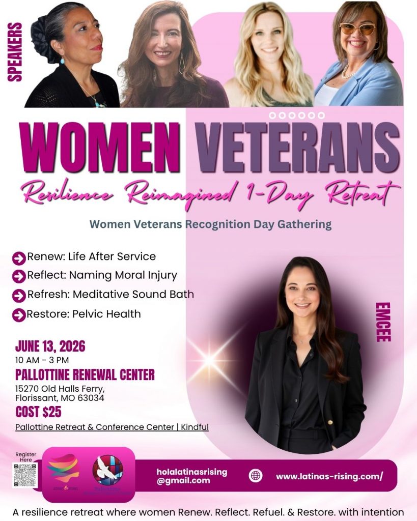 Veteranas, resilientes y de pie: Latinas Rising invita a un retiro de renovación para mujeres veteranas 2