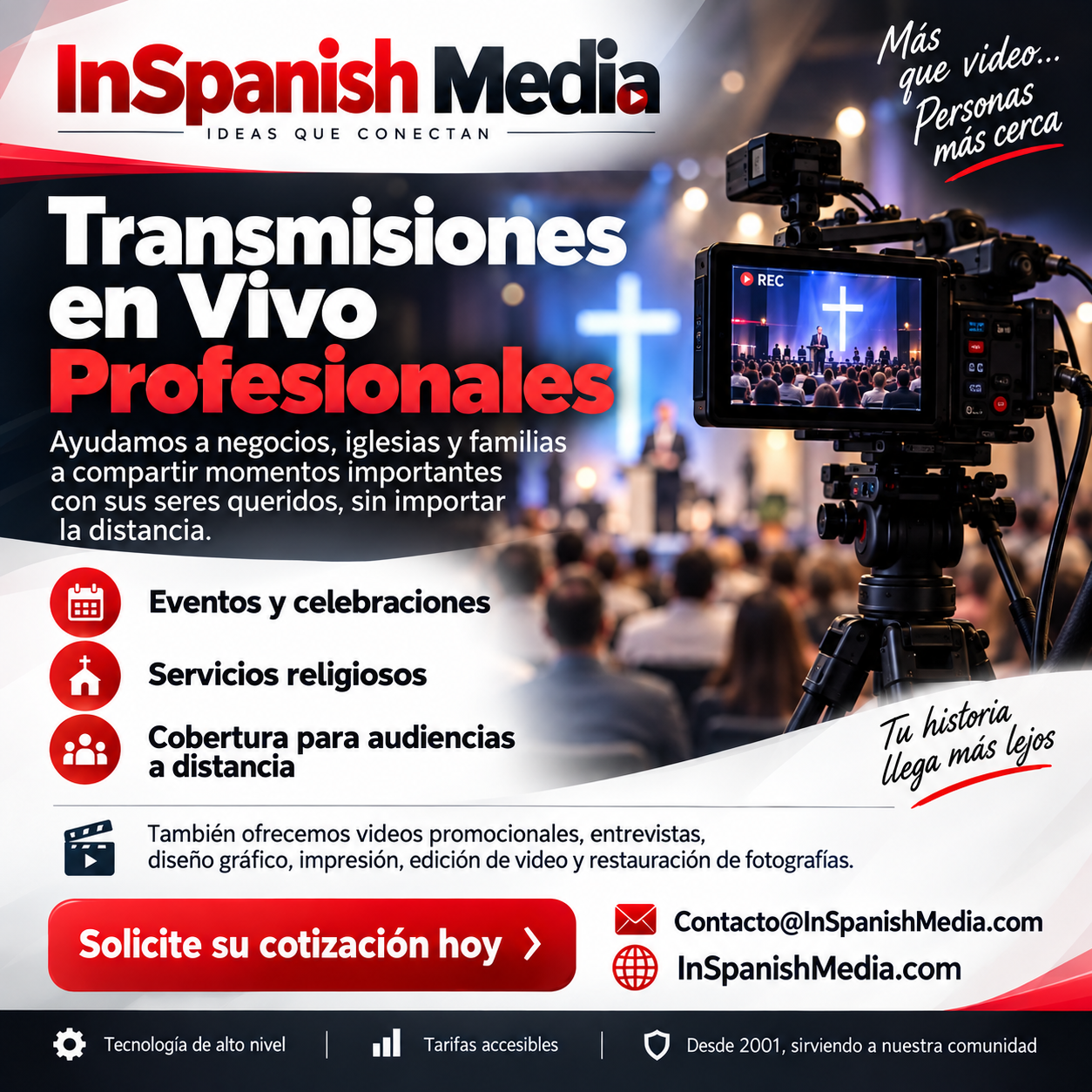 InSpanish Media Video Servicios • InSpanishMedia.com